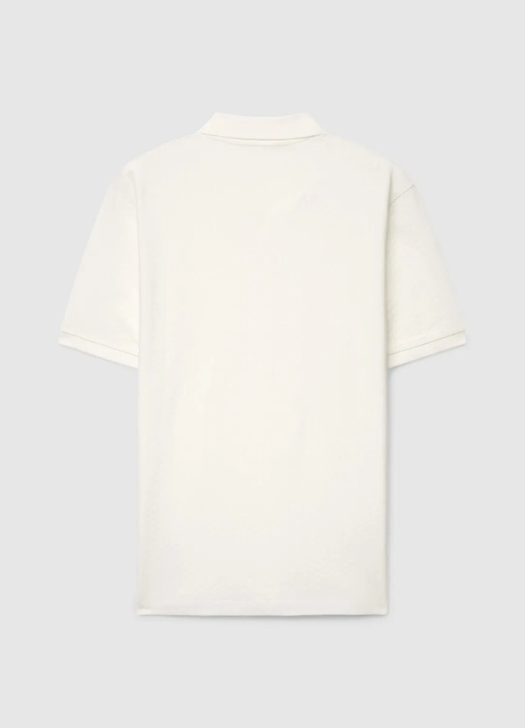 Calliope polo col ouvert jacquard homme