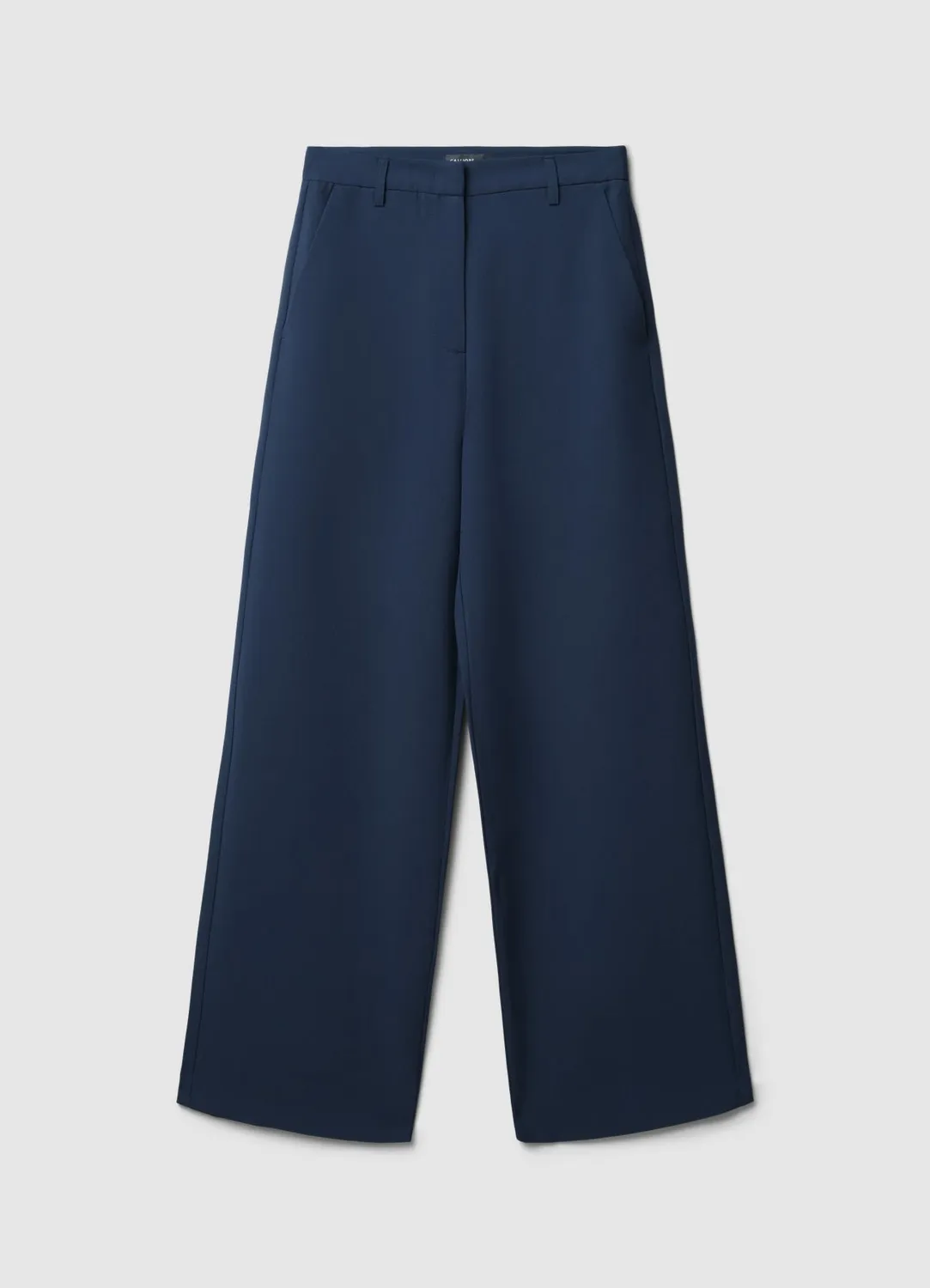 Calliope pantalon palazzo taille haute bureau