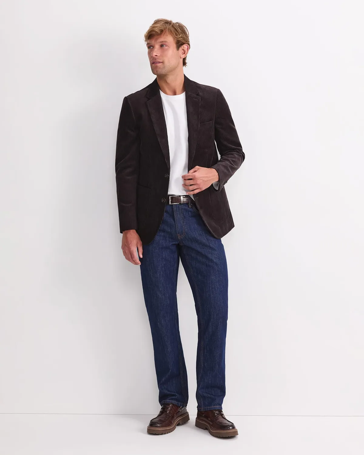 Sportscraft Cord blazer velours coton homme