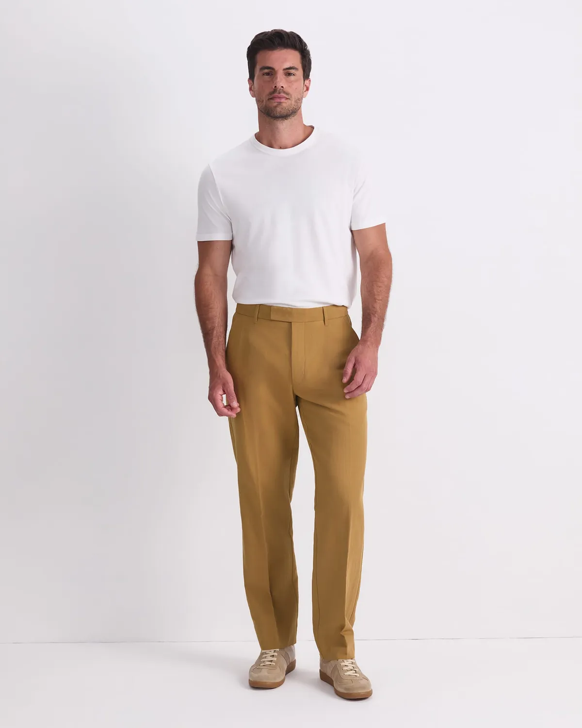 Sportscraft Alain Pantalon tailleur lin-coton homme fuselé