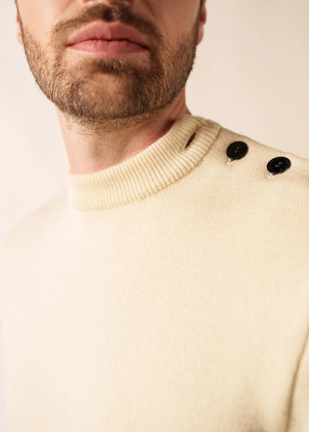 Saint James Matelot pull marin écru pure laine