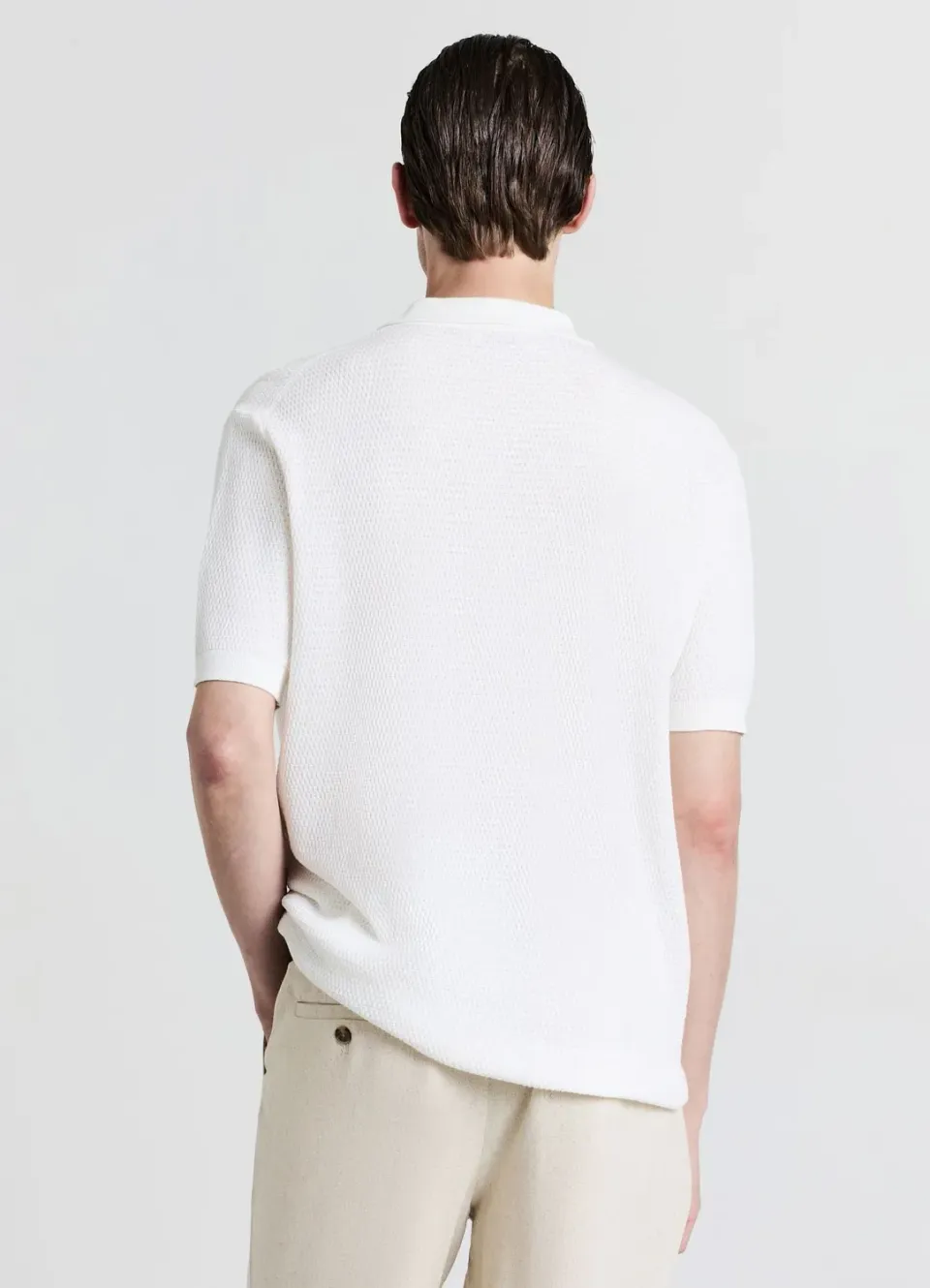 Calliope chemise maille coton manches courtes homme