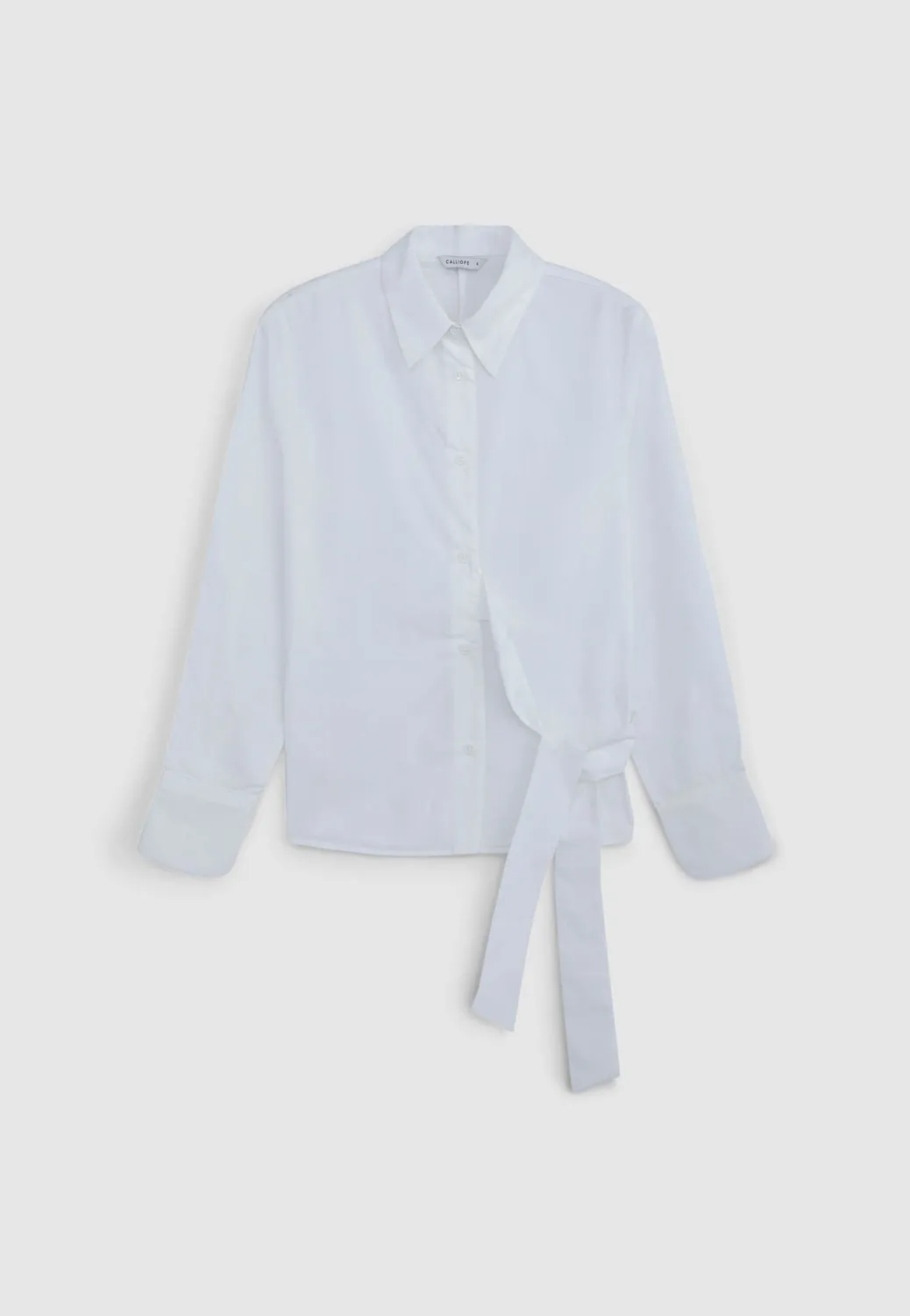 Calliope chemise coton nœud taille femme