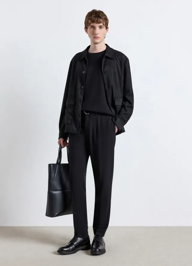 Calliope pantalon homme droit ceinture taille moyenne