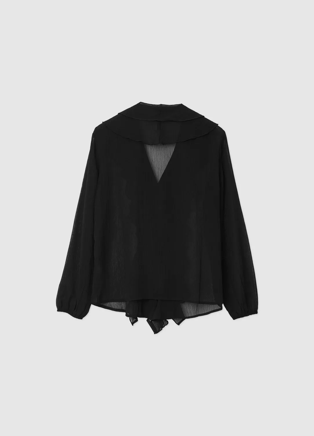 Calliope Blouse Femme Volants Col V Unie