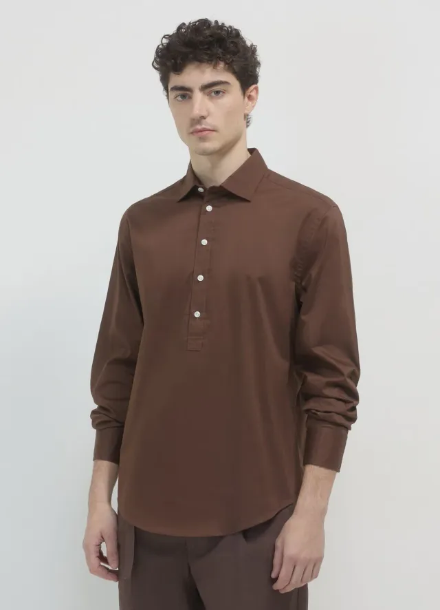 Calliope chemise homme coton manches longues regular
