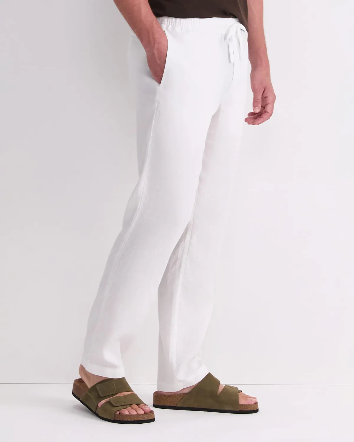 Sportscraft Caffery pantalon lin teint homme