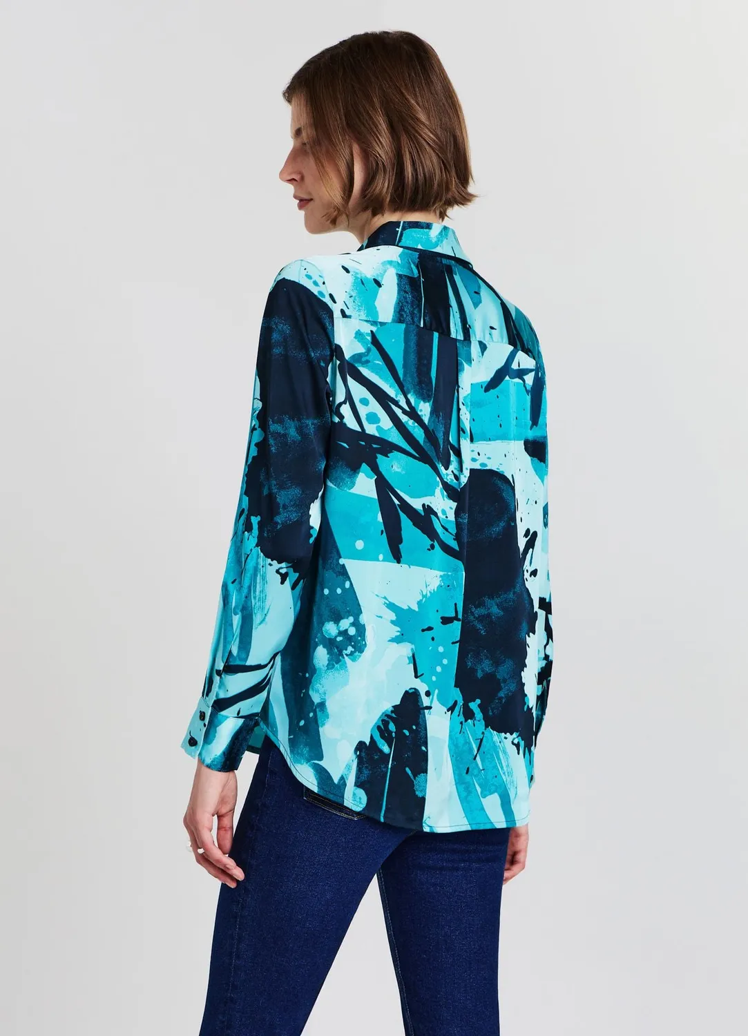 Calliope chemise à motif manches longues femme