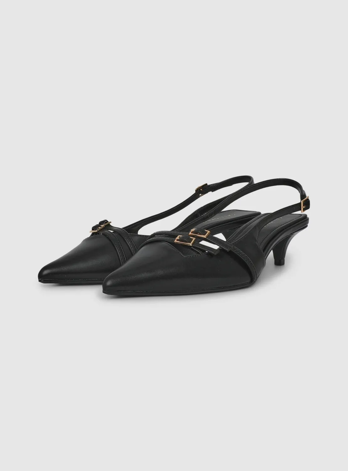 Calliope slingback à brides escarpins pointus 36-40 talon 4 cm