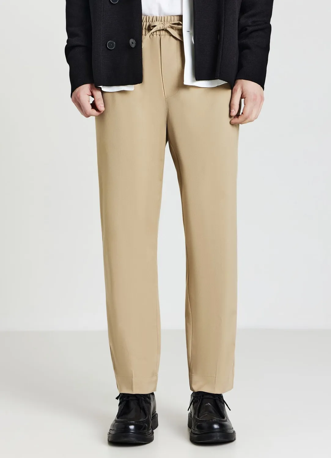 Calliope jogger pantalon homme L uni cordon poches