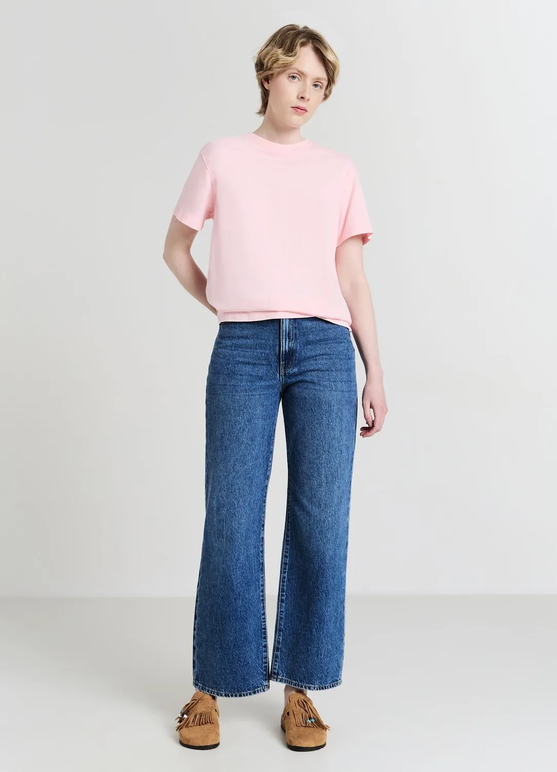 Calliope t-shirt femme coton effet délavé