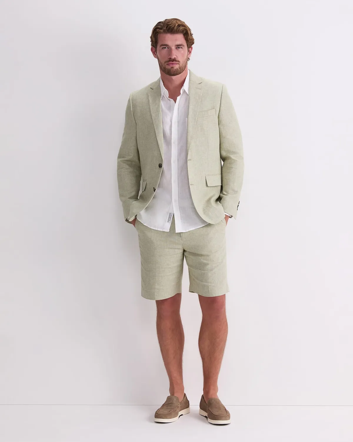Sportscraft chemise lin manches longues homme