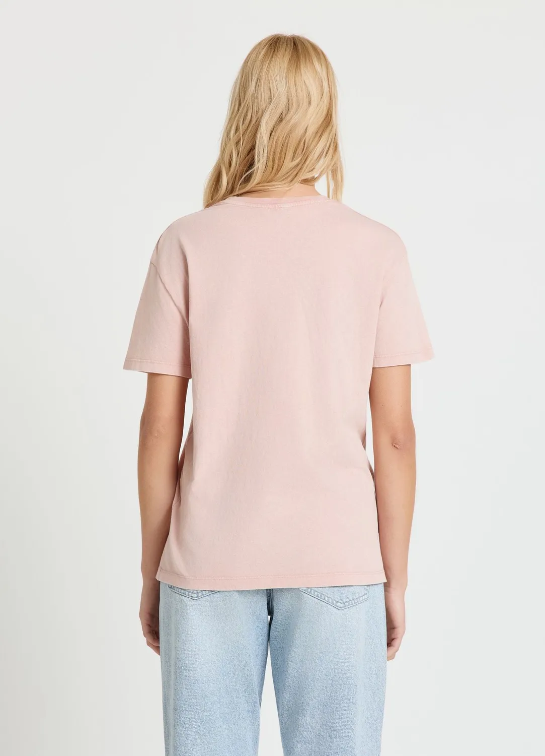 Calliope t-shirt délavé strass t-shirt femme col rond