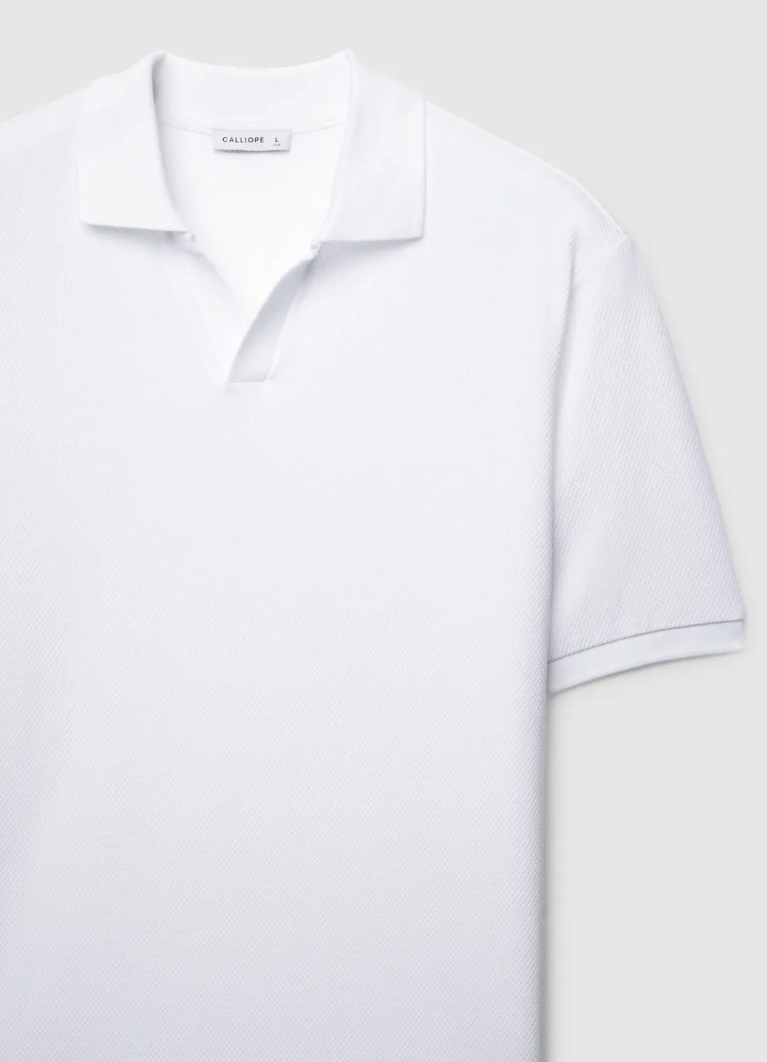 Calliope Polo homme piqué col contrasté
