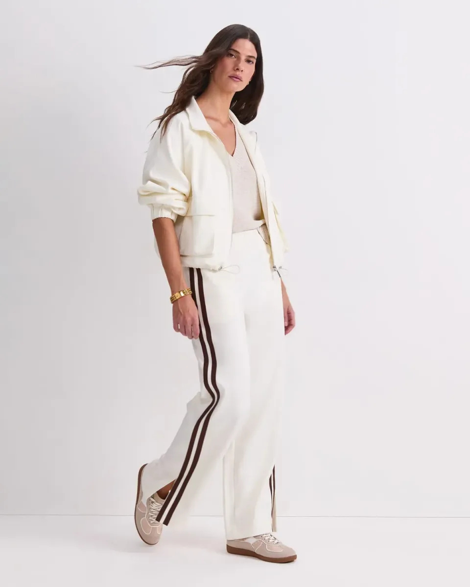 Sportscraft Riley pantalon jogging large rayé
