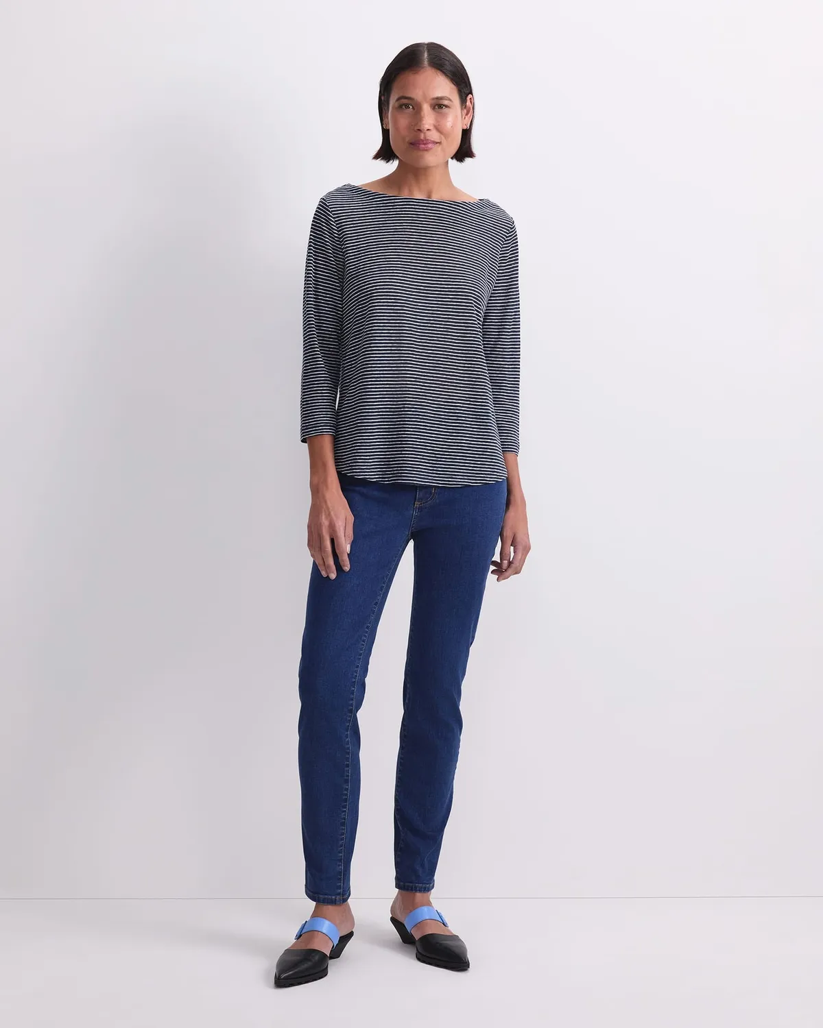 Sportscraft Cecile top lin femme col bateau