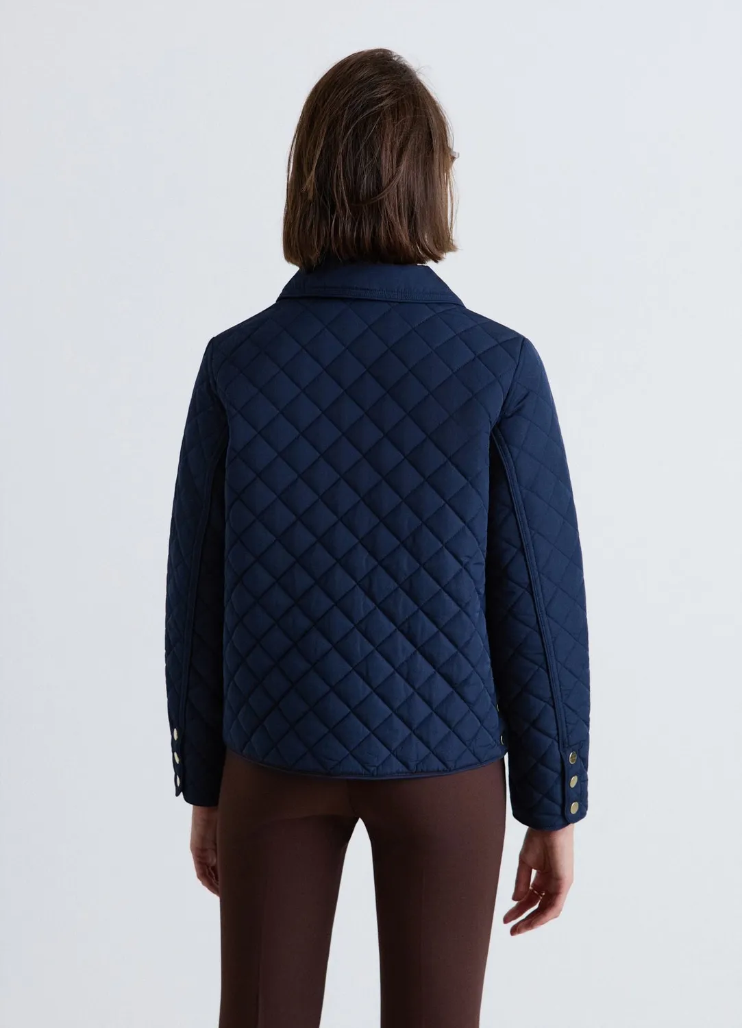 Calliope veste matelassée losanges femme unie