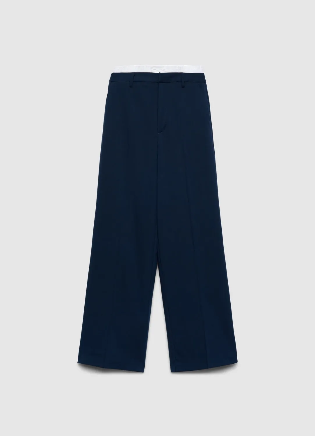Calliope pantalon palazzo femme large pli avant