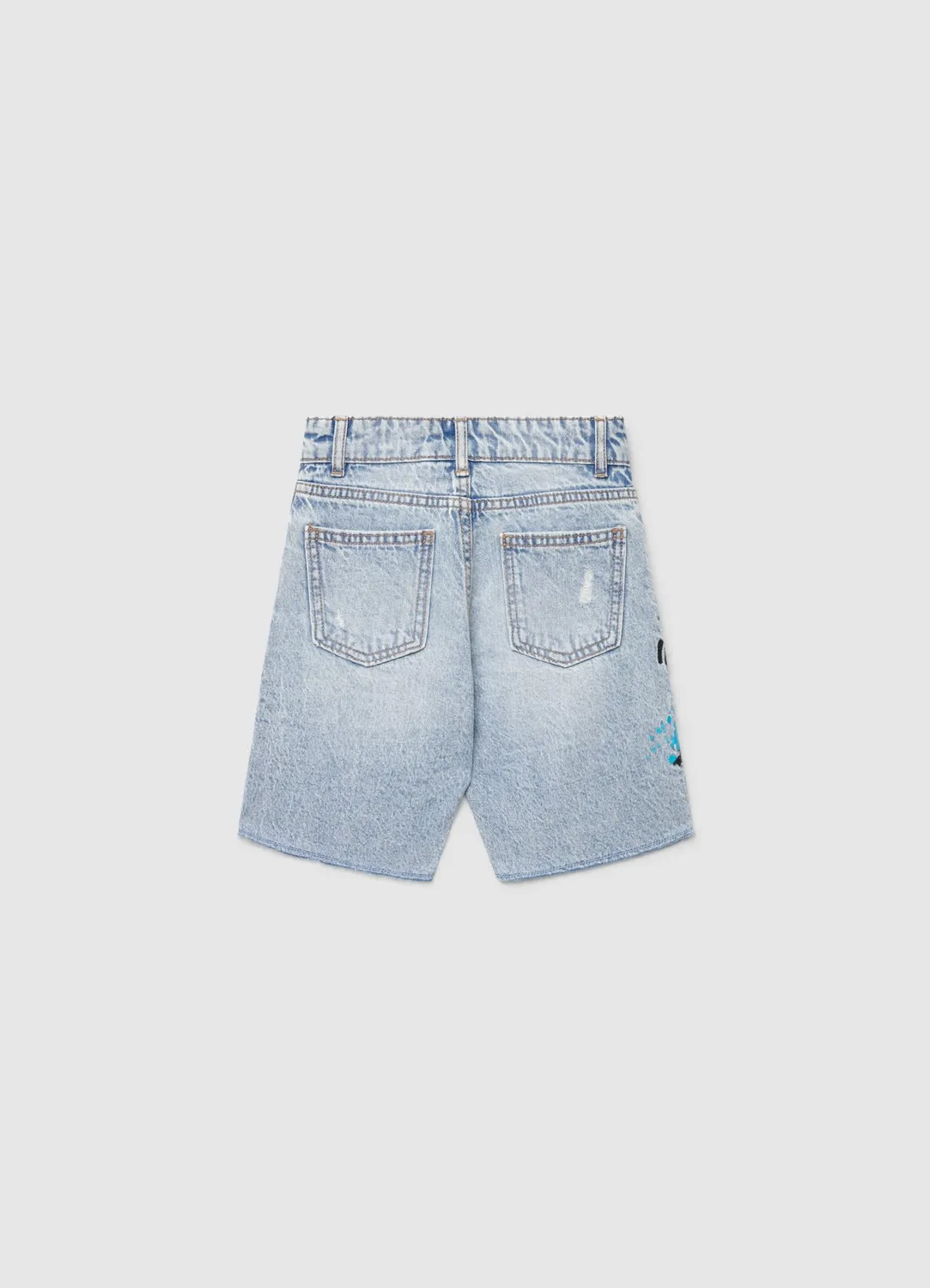 Calliope short jean graffiti short garçon déchiré