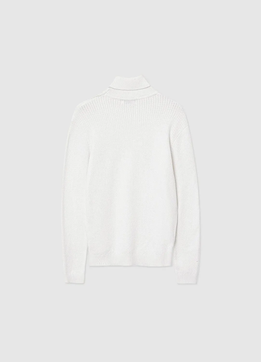 Calliope Pull Col Roulé Maille Mixte Homme Uni
