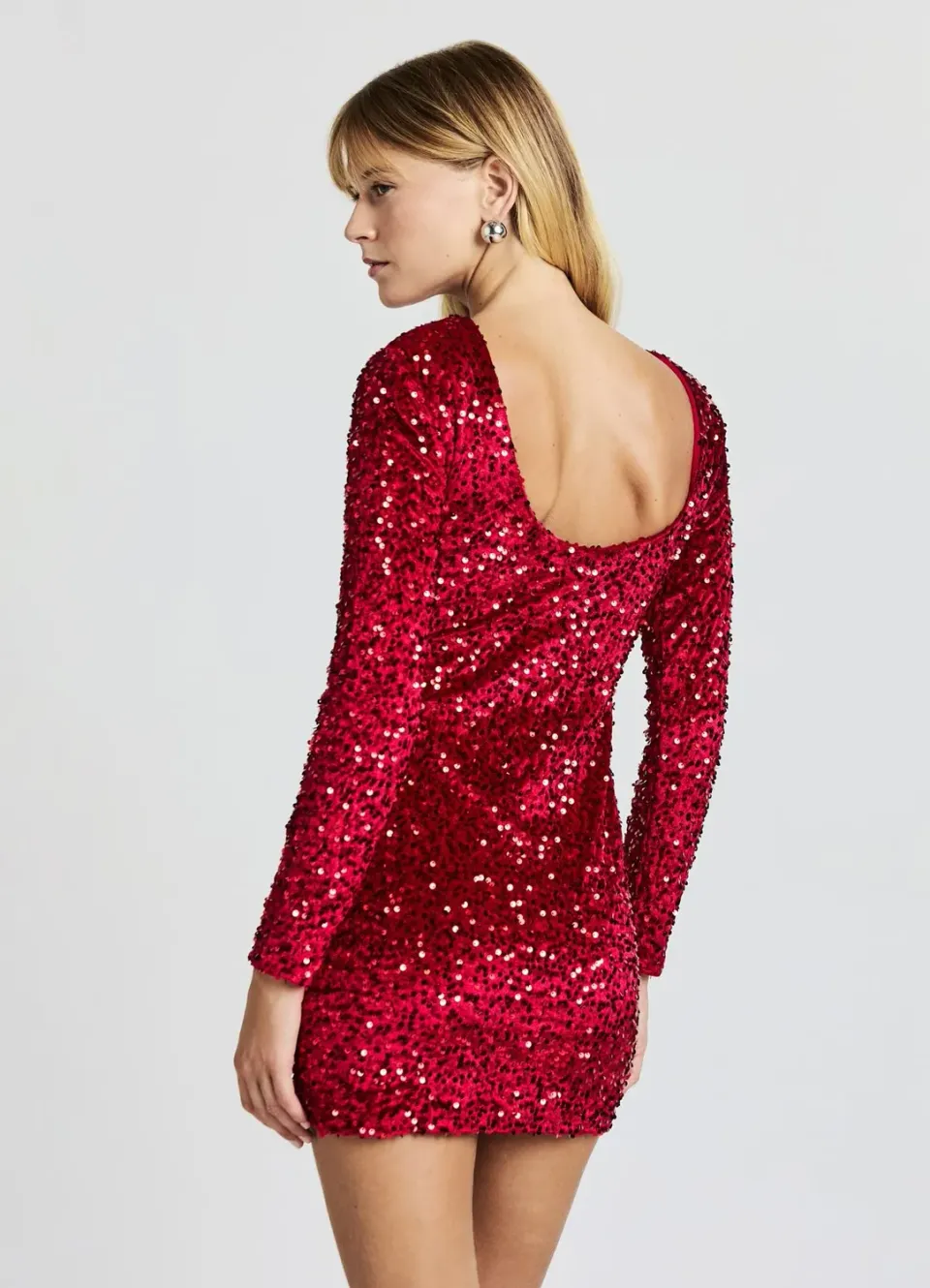 Calliope Dos Nu Paillettes robe femme soirée