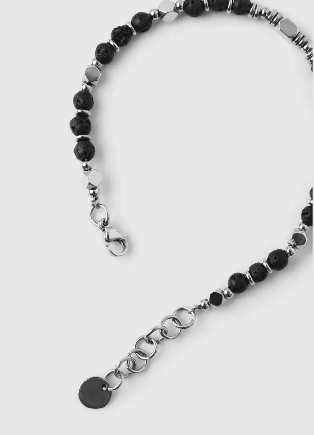 Calliope bracelet perles homme taille unique pierre