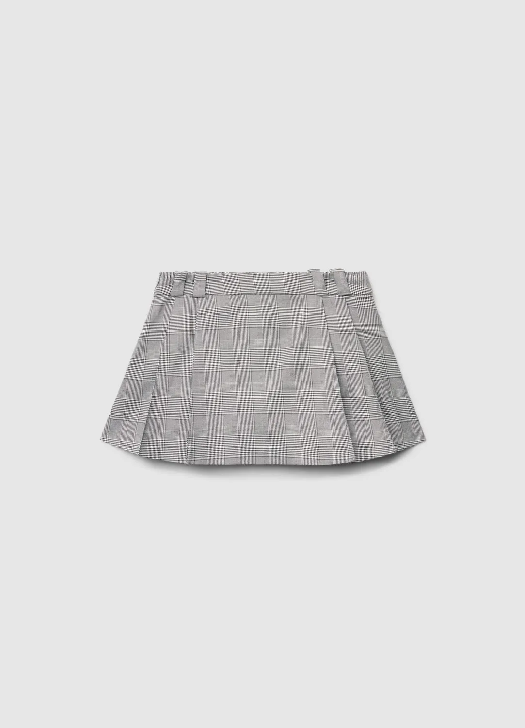 Calliope Jupe-short plissée prince-de-galles femme