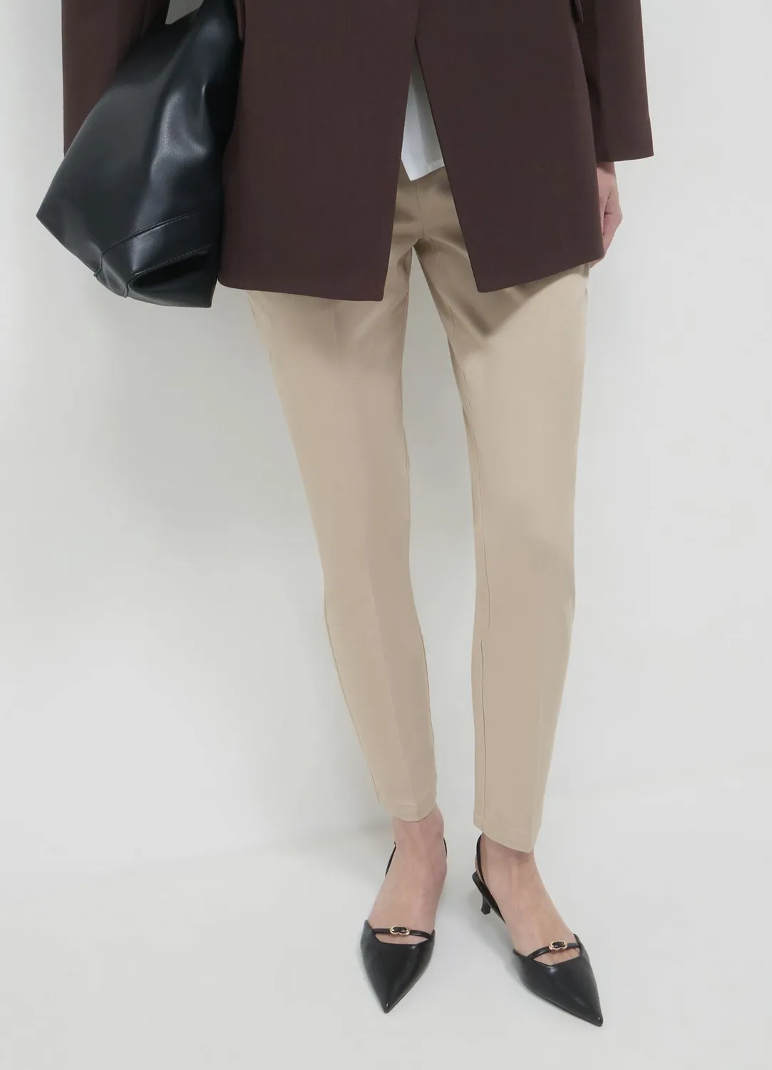 Calliope pantalon rasatello coton femme regular