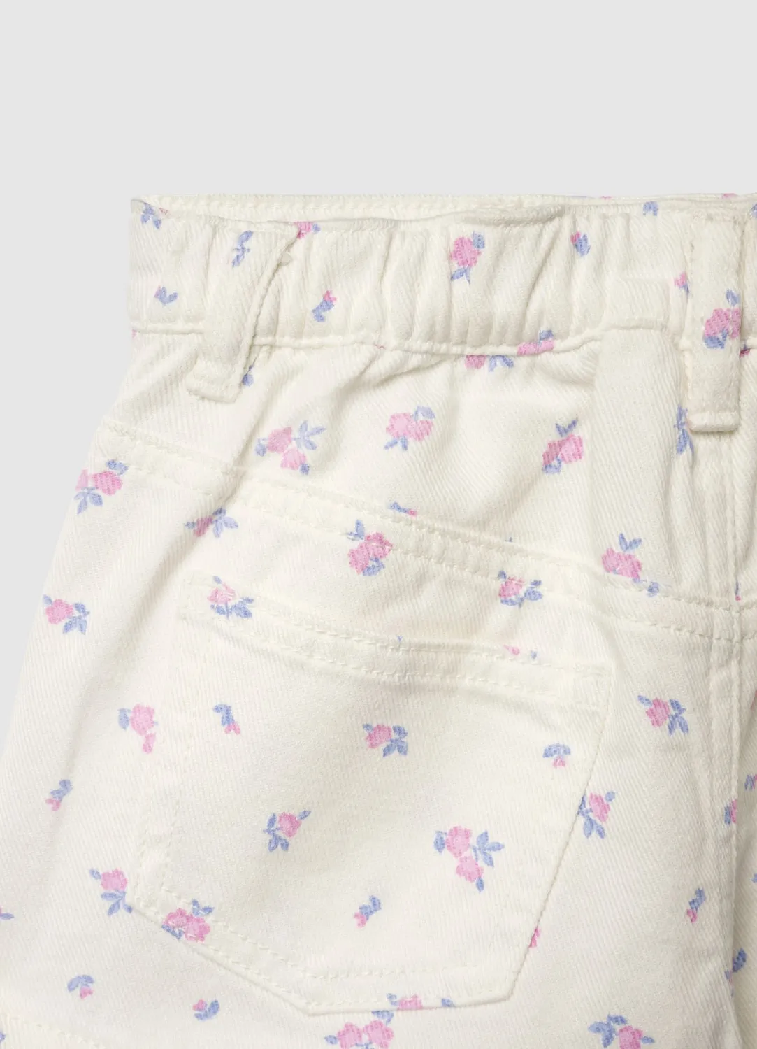 Calliope short mom fille fleuri 5 poches