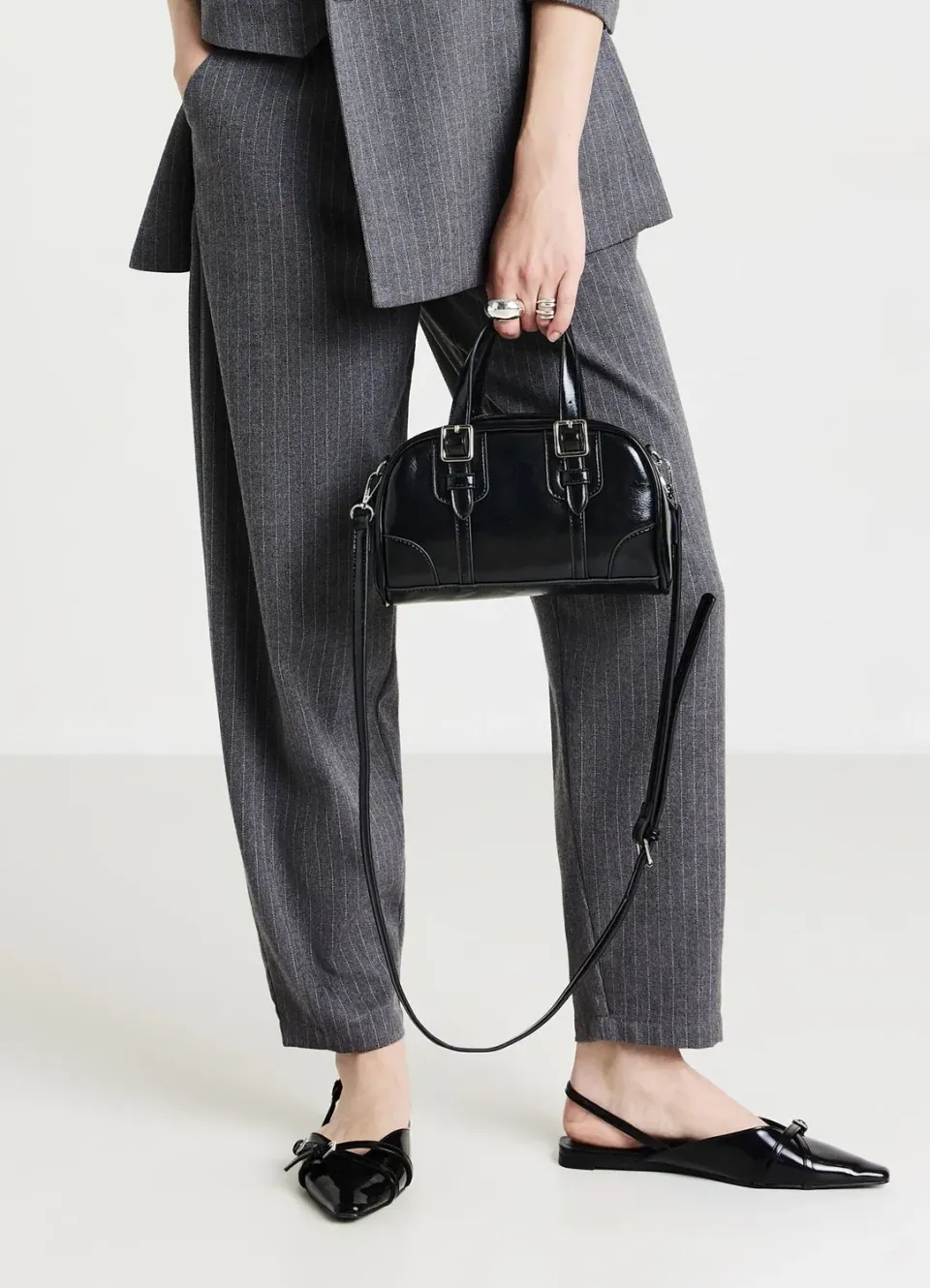 Calliope Borsa con fibbie sac à main TU similicuir