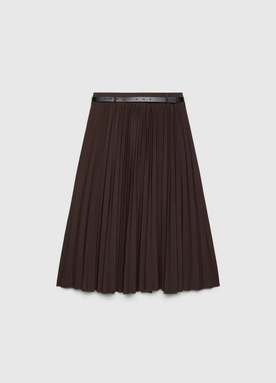 Calliope jupe midi plissée femme à ceinture