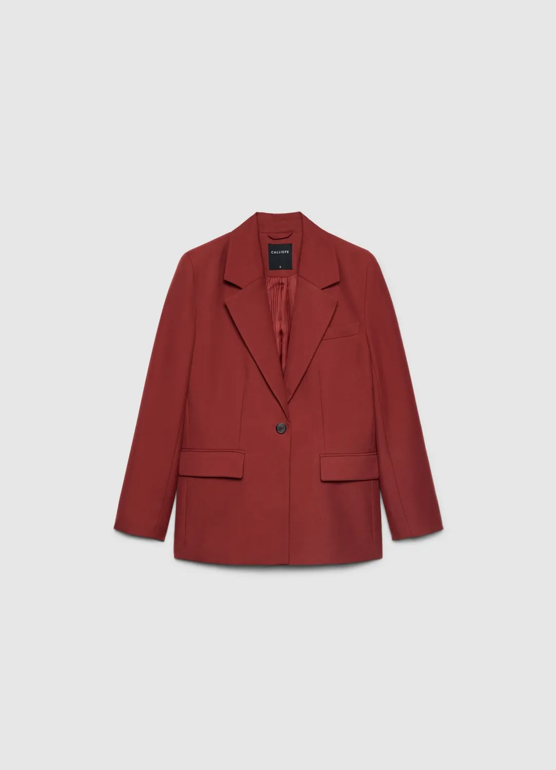 Calliope veste monopetto blazer femme micro-motifs