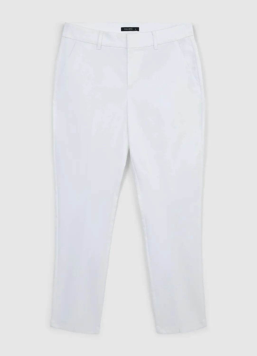Calliope pantalon rasatello coton pantalon classique femme