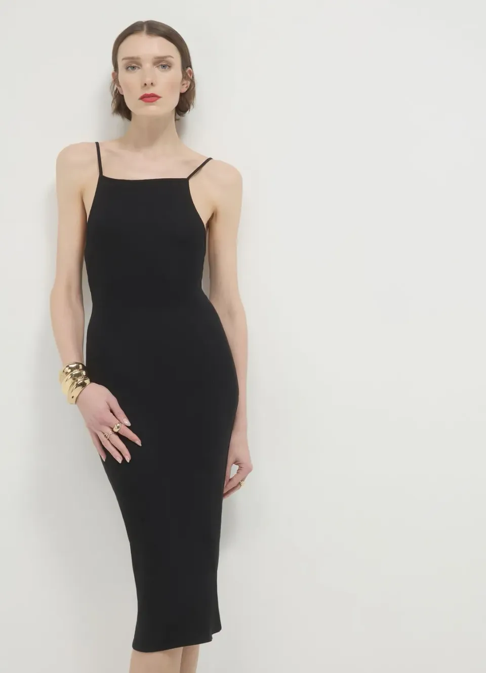 Calliope robe longue femme côtelée bretelles fines