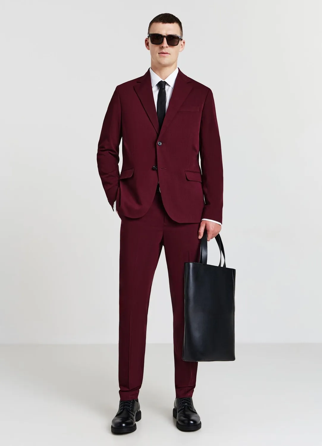 Calliope pantalon classique homme bureau uni