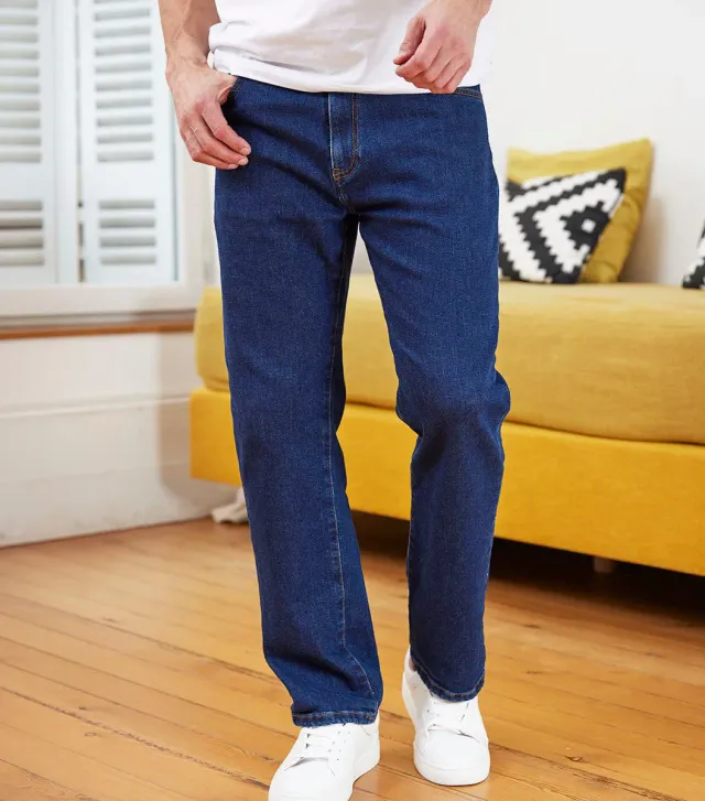 Cocorico Large jean homme bleu foncé denim stretch