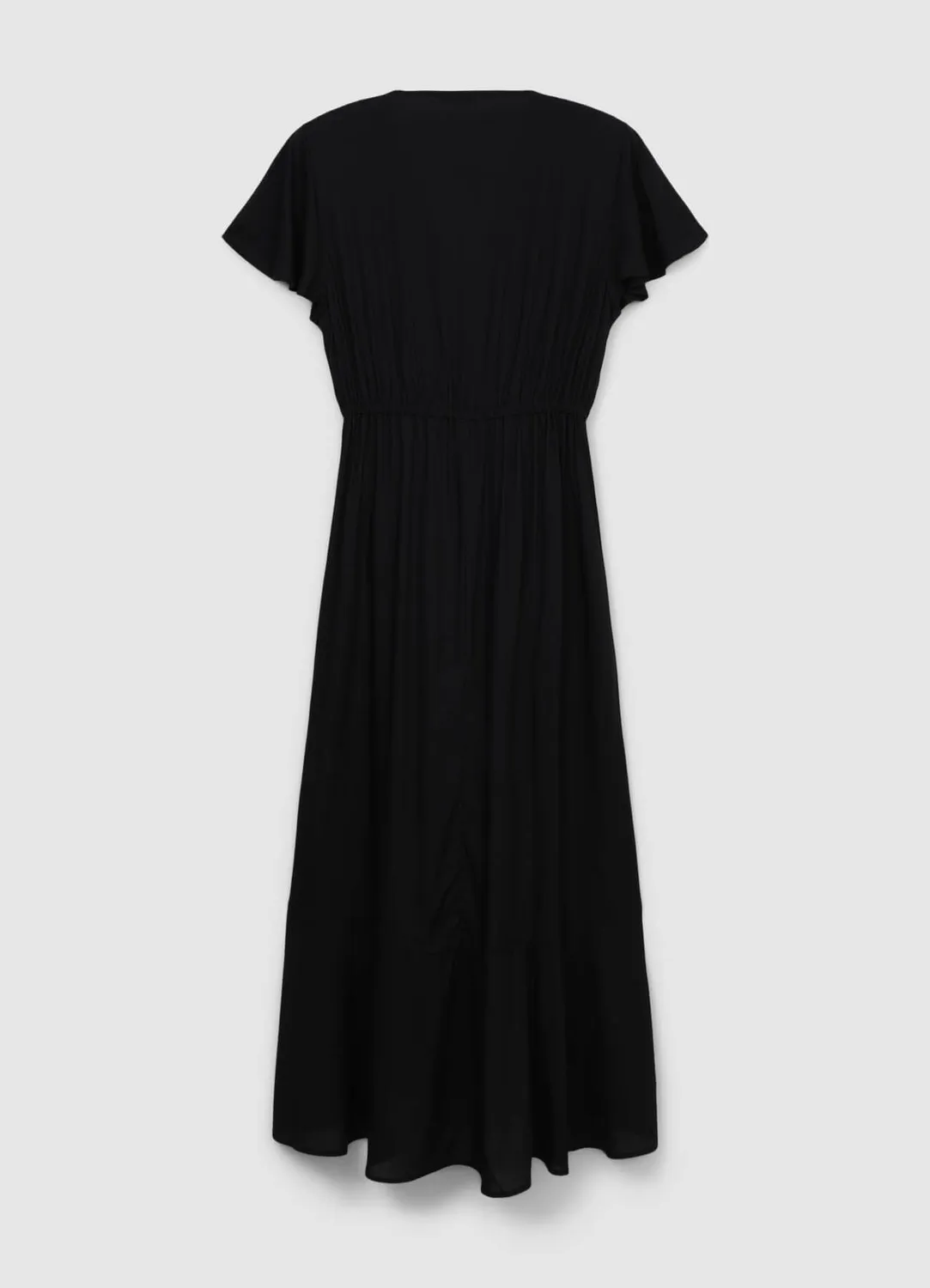Calliope Croisé à Volants robe longue femme