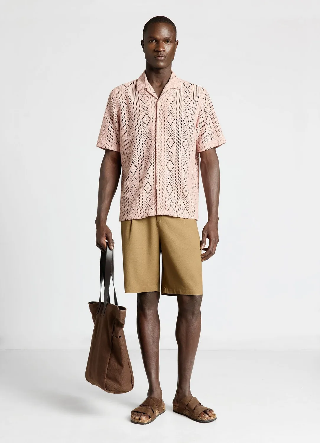Calliope chemise bowling ajourée homme