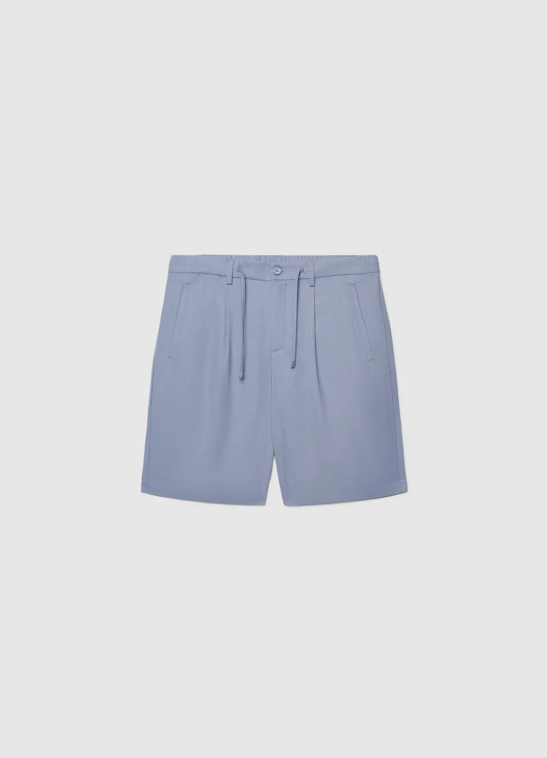 Calliope short jogger lin homme uni taille élastique