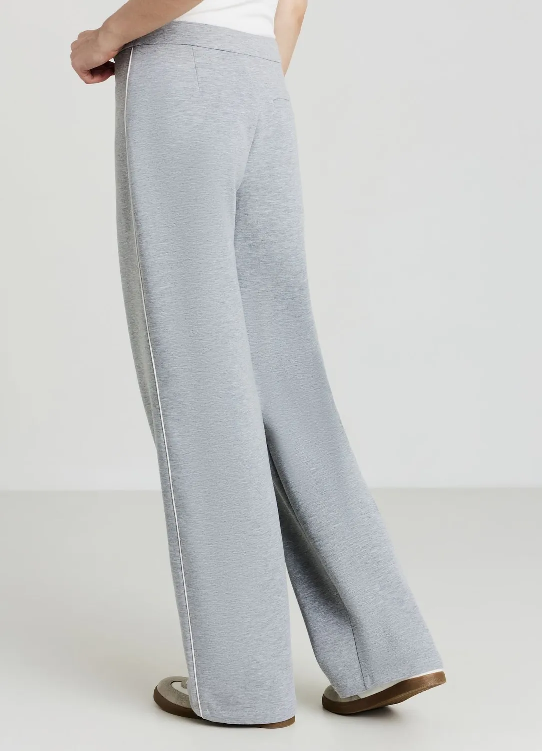Calliope pantalon wide leg femme taille haute fluide