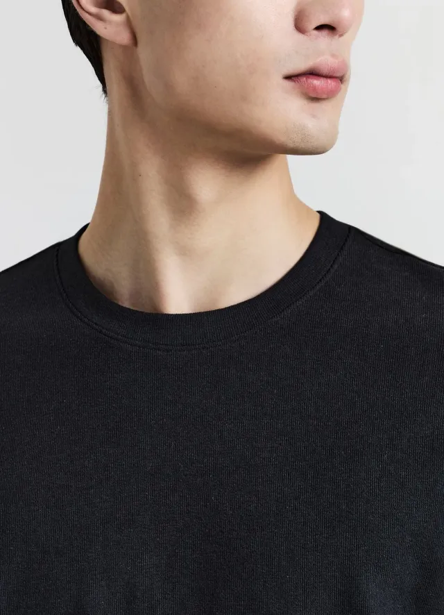 Calliope t-shirt col rond uni homme coton