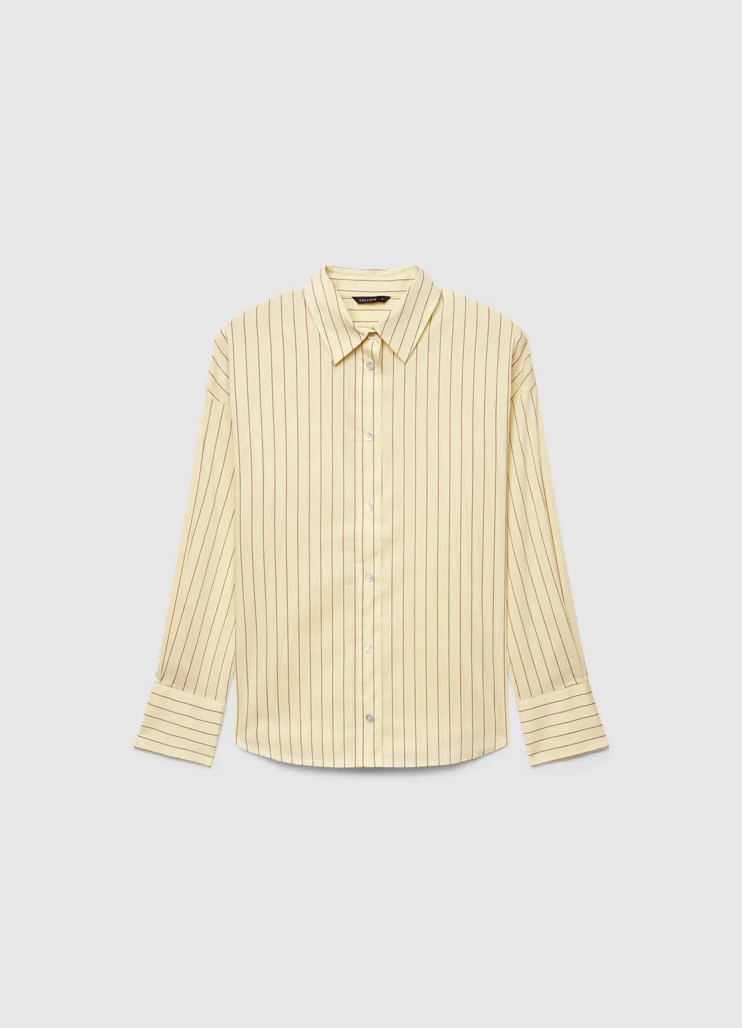 Calliope chemise rayures fines femme manches longues