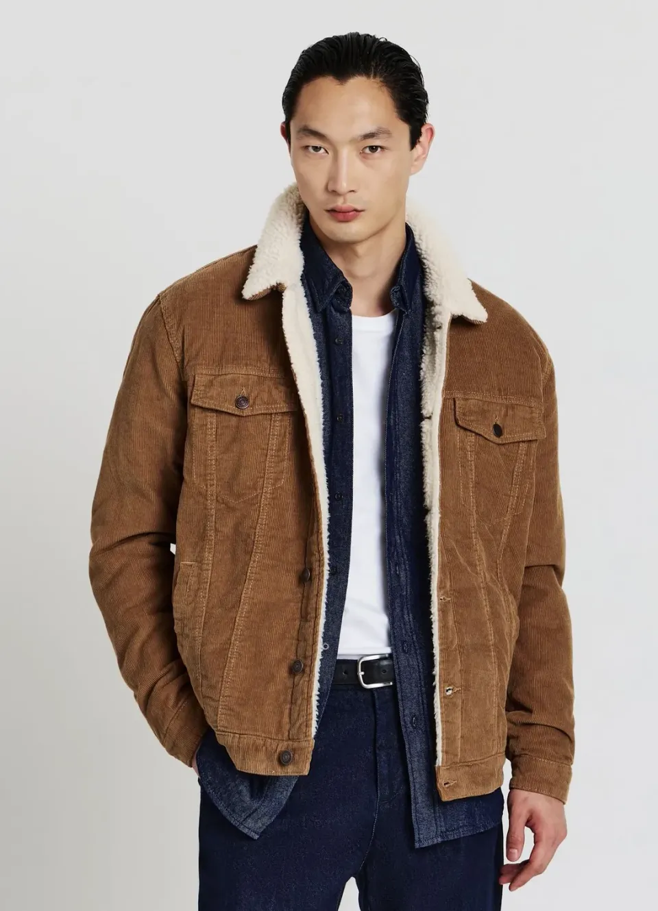 Calliope veste matelassée homme velours taille L
