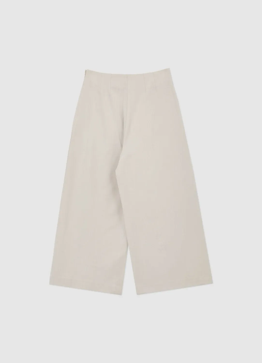 Calliope pantalon culotte à plis femme coupe droite