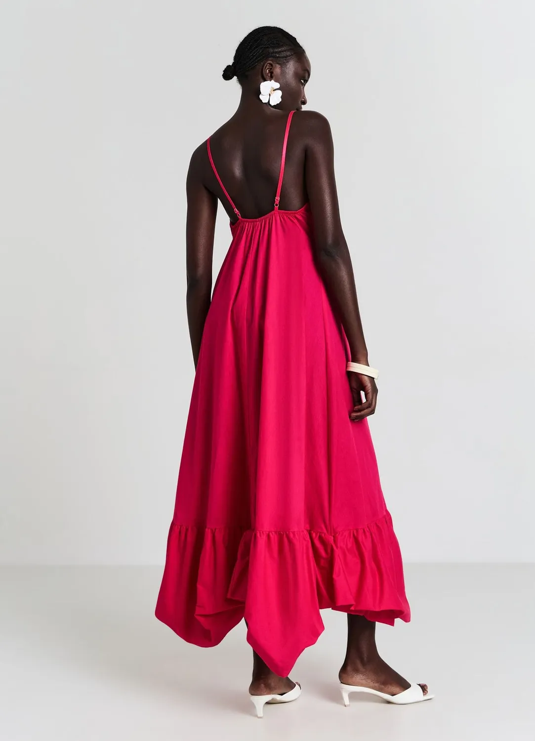 Calliope robe longue coton femme volant ballon