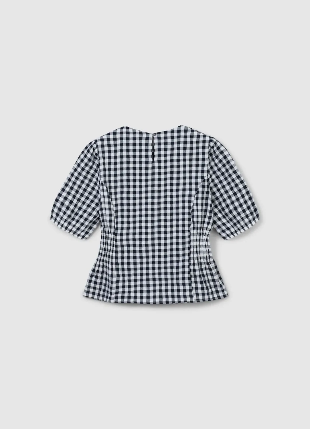 Calliope blouse femme XS carreaux manches courtes