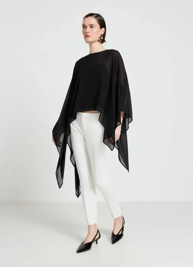 Calliope pantalon satin coton femme coupe regular