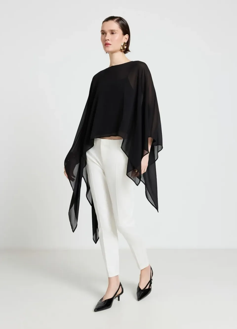 Calliope pantalon satin coton femme coupe regular