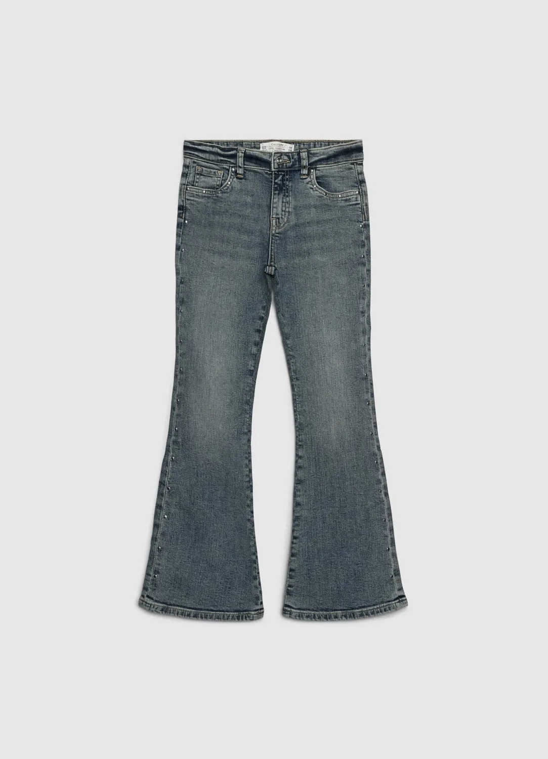 Calliope Jean bootcut fille à clous 5 poches