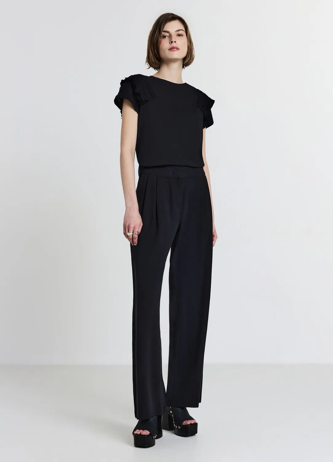 Calliope t-shirt femme coton à galon